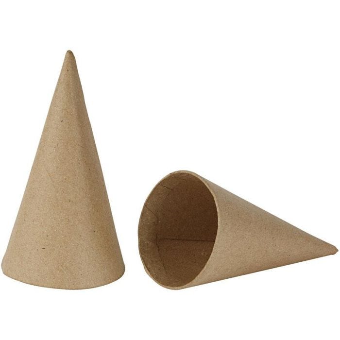 Pahvikartiot, Kork. 14 cm, halk. 7 cm, 10 kpl/ 1 pkt