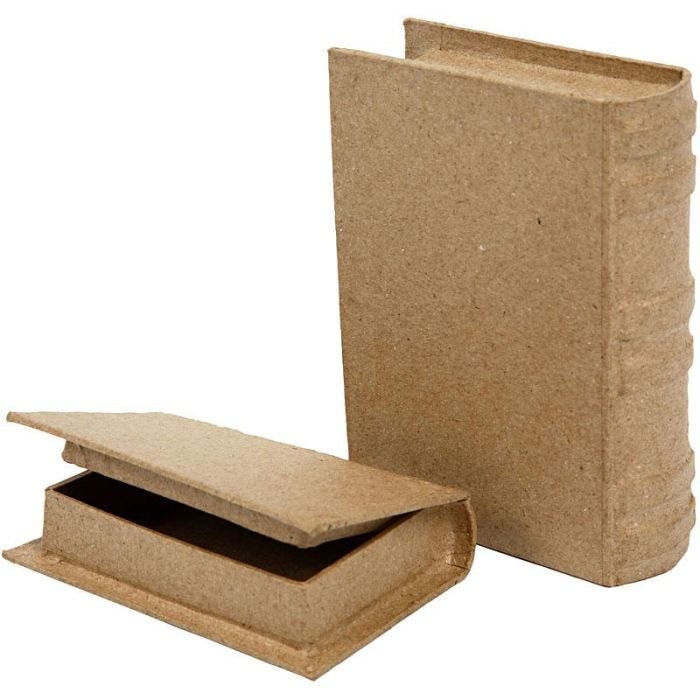 Kirjarasiat, koko 8x11,5x2,5 cm, 2 kpl/ 1 set
