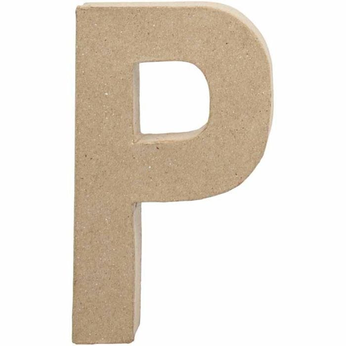 Pahvikirjain, P, Kork. 20,5 cm, Lev: 11,4 cm, paksuus 2,5 cm, 1 kpl
