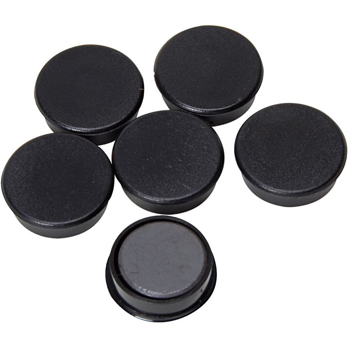 halk. 25 mm, musta, 10 kpl/ 1 pkt