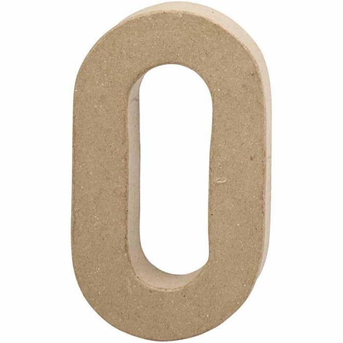 Pahvinumero, 0, Kork. 20,4 cm, Lev: 11,7 cm, paksuus 2,5 cm, 1 kpl