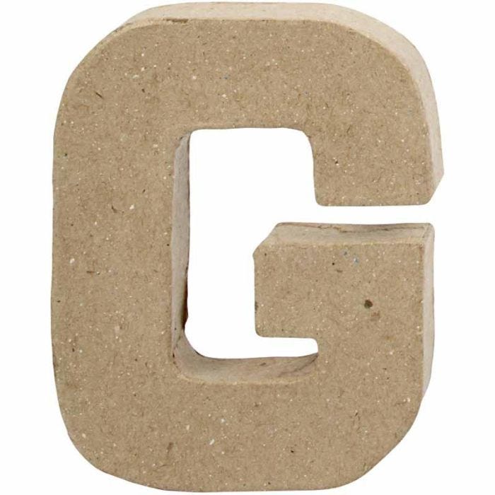 Pahvikirjain, G, Kork. 10 cm, Lev: 7,7 cm, paksuus 1,7 cm, 1 kpl