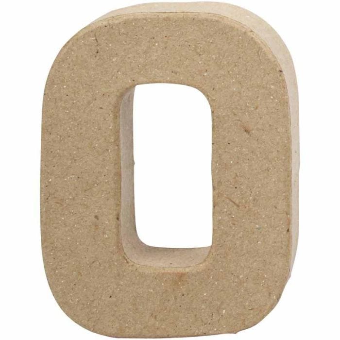 Pahvikirjain, O, Kork. 10 cm, Lev: 7,8 cm, paksuus 1,7 cm, 1 kpl