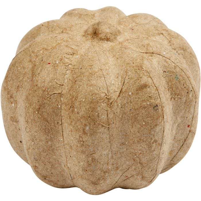 Pahvikurpitsa, Kork. 4,5 cm, halk. 6 cm, 1 kpl