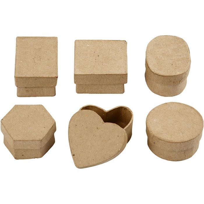 Minirasiat, Kork. 3 cm, halk. 4-6 cm, 6 kpl/ 1 pkt
