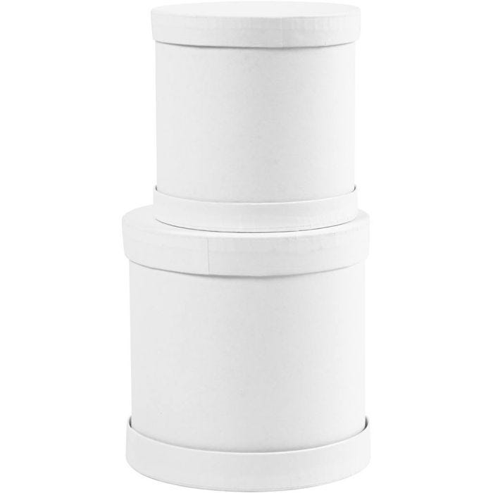 Rumpurasiat, Kork. 11+13 cm, halk. 11+13 cm, valkoinen, 1 set