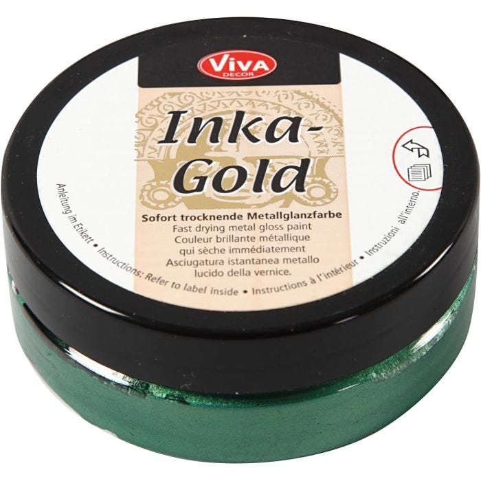 Inka Gold- Vahaväri, emerald , 50 ml/ 1 tb