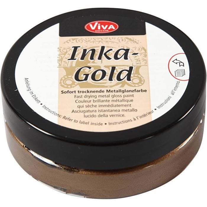 Inka Gold- Vahaväri, brown gold, 50 ml/ 1 tb
