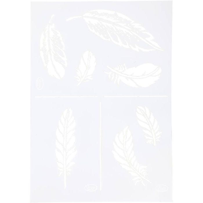 Taipuisa sabloni, sulat, A4, arkki 210x297 mm, 1 kpl
