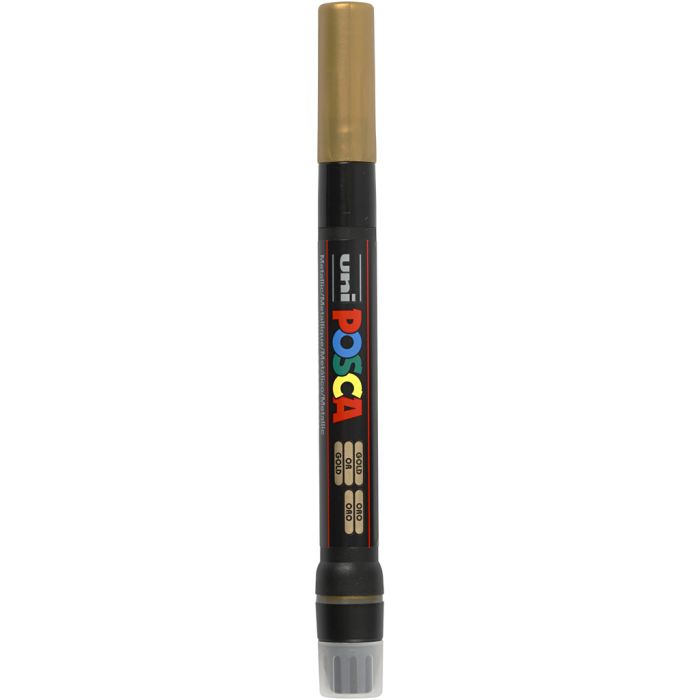 Posca Marker, PCF350, paksuus 1-10 mm, sivellin, kulta, 1 kpl