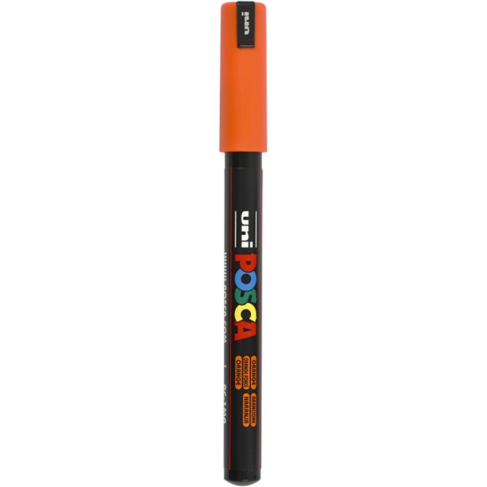 Posca Marker, nro PC-1MR, paksuus 0,7 mm, extrafine, oranssi, 1 kpl