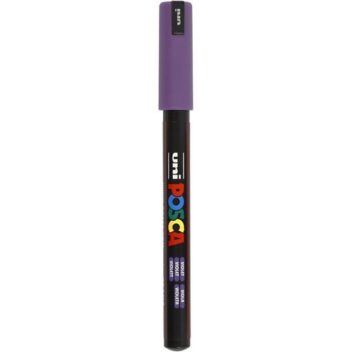 Posca Marker, PC-1MR, paksuus 0,7 mm, extrafine, violet, 1 kpl