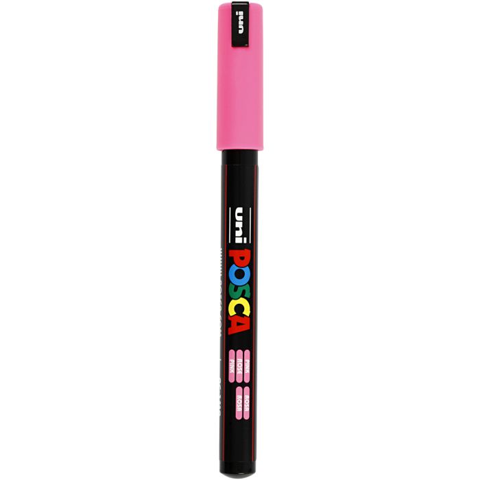 Posca Marker, nro PC-1MR, paksuus 0,7 mm, extrafine, pinkki, 1 kpl