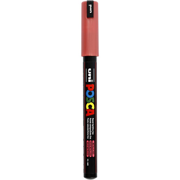 Posca Marker, nro PC-1MR, paksuus 0,7 mm, extrafine, metallipunainen, 1 kpl