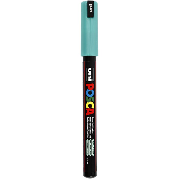 Posca Marker, nro PC-1MR, paksuus 0,7 mm, extrafine, metallivihreä, 1 kpl