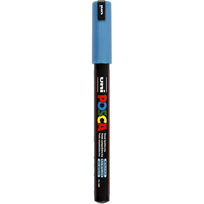 Posca Marker, nro PC-1MR, paksuus 0,7 mm, extrafine, metallic sininen, 1 kpl