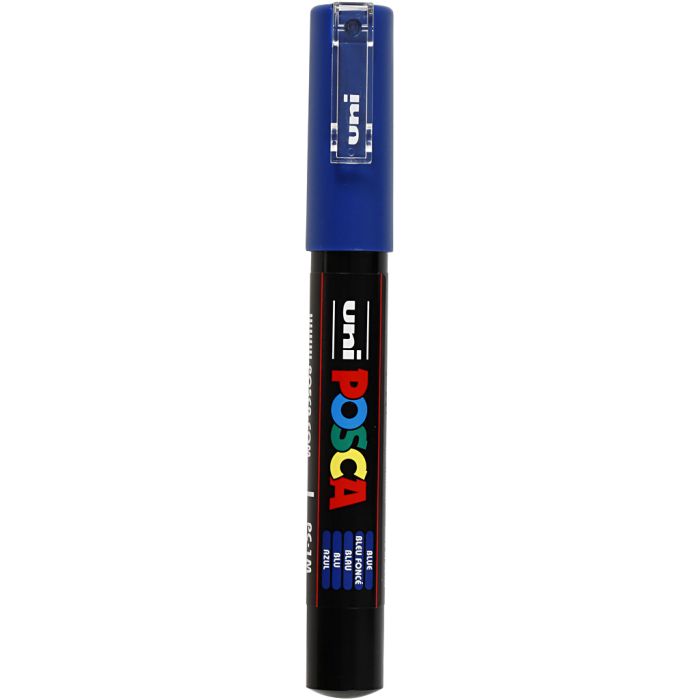 Posca Marker, PC-1M, paksuus 0,7 mm, extrafine, sininen, 1 kpl