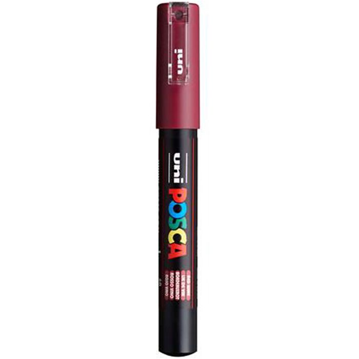 Posca Marker, nro PC-1M, paksuus 0,7 mm, extrafine, red wine, 1 kpl