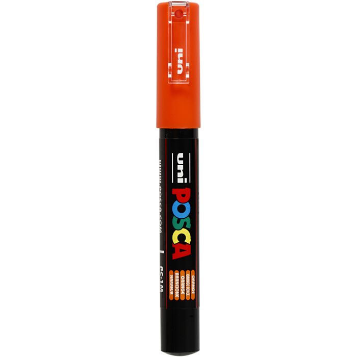 Posca Marker, nro PC-1M, paksuus 0,7 mm, extrafine, oranssi, 1 kpl