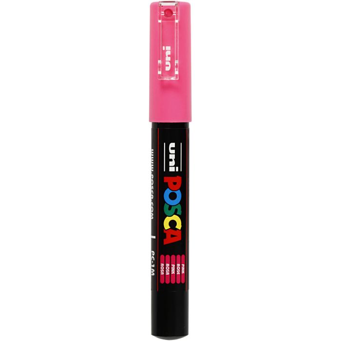 Posca Marker, nro PC-1M, paksuus 0,7 mm, extrafine, pinkki, 1 kpl