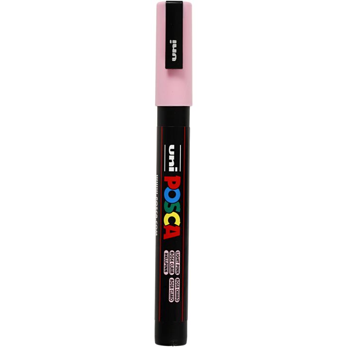 Posca Marker, PC-3M, paksuus 0,9-1,3 mm, fine, vaaleanpinkki, 1 kpl