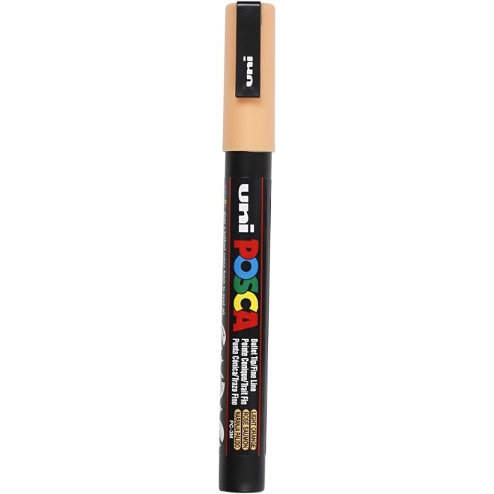 Posca Marker, nro PC-3M, paksuus 0,9-1,3 mm, fine, pale orange, 1 kpl