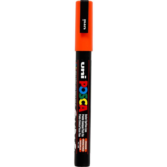 Posca Marker, nro PC-3M, paksuus 0,9-1,3 mm, fine, oranssi, 1 kpl