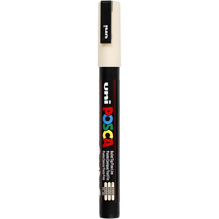 Posca Marker, PC-3M, paksuus 0,9-1,3 mm, beige, 1 kpl