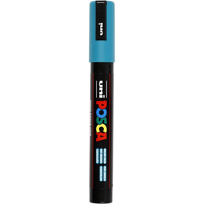 Posca Marker, PC-5M, paksuus 2,5 mm, medium, smaragdinvihreä, 1 kpl