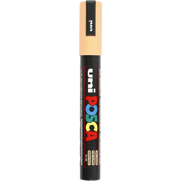 Posca Marker, PC-5M, paksuus 2,5 mm, medium, pale orange, 1 kpl