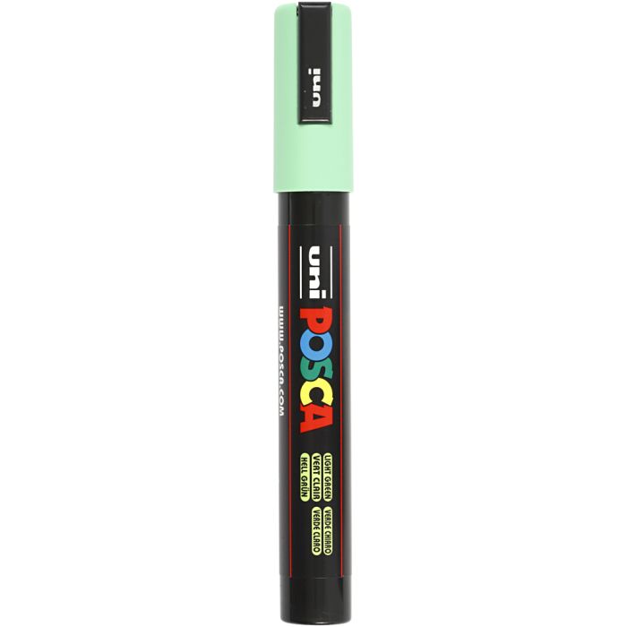 Posca Marker, nro PC-5M, paksuus 2,5 mm, medium, vaaleanvihreä, 1 kpl