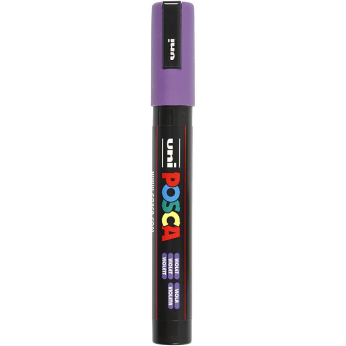 Posca Marker, PC-5M, paksuus 2,5 mm, medium, violet, 1 kpl