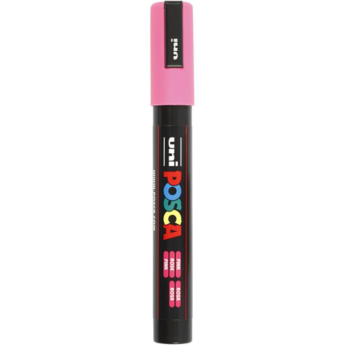 Posca Marker, nro PC-5M, paksuus 2,5 mm, medium, pinkki, 1 kpl