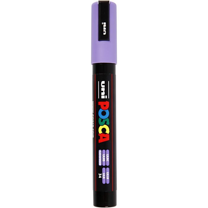 Posca Marker, PC-5M, paksuus 2,5 mm, medium, lila, 1 kpl