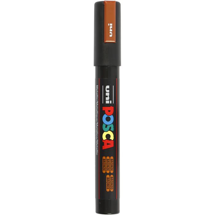 Posca Marker, PC-5M, paksuus 2,5 mm, medium, pronssi, 1 kpl