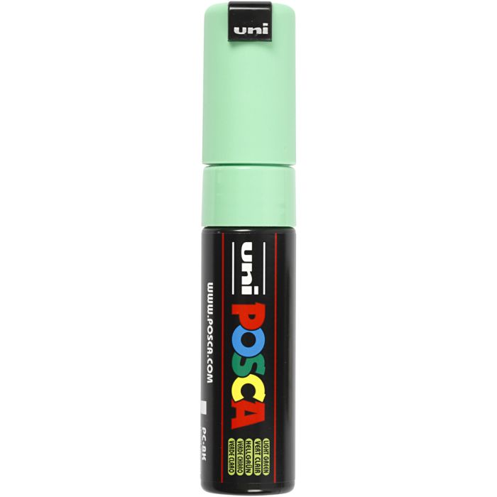 Posca Marker, PC-8K, paksuus 8 mm, broad, vaaleanvihreä, 1 kpl