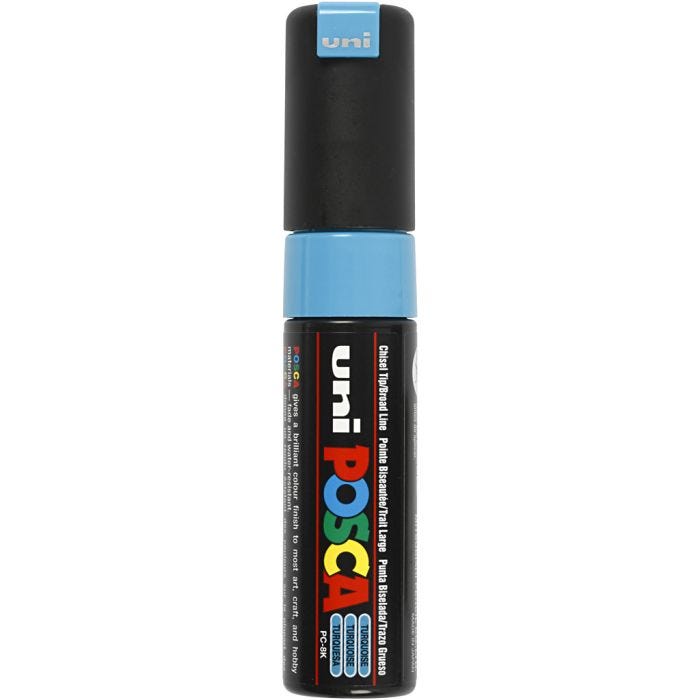 Posca Marker, PC-8K, paksuus 8 mm, broad, turkoosi, 1 kpl