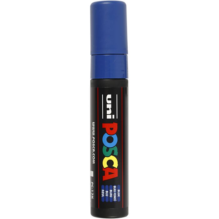 Posca Marker, PC-17K, paksuus 15 mm, extra broad, sininen, 1 kpl