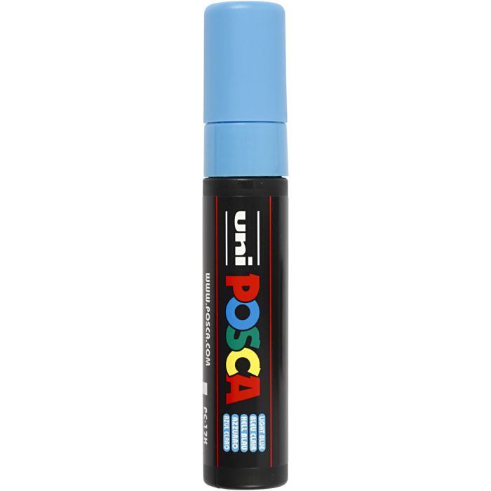 Posca Marker, nro PC-17K, paksuus 15 mm, extra broad, vaaleansininen, 1 kpl