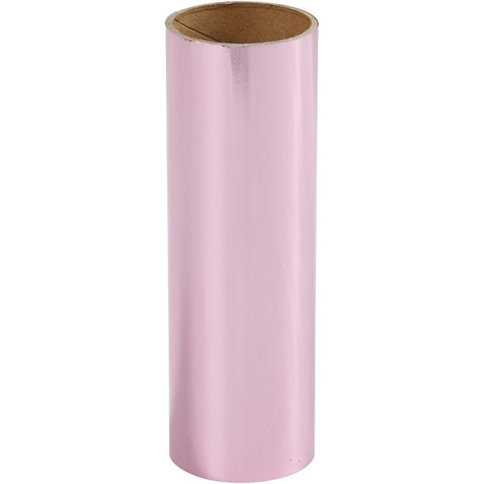 Koristefolio, Lev: 15,5 cm, paksuus 0,02 mm, pinkki, 50 cm/ 1 rll