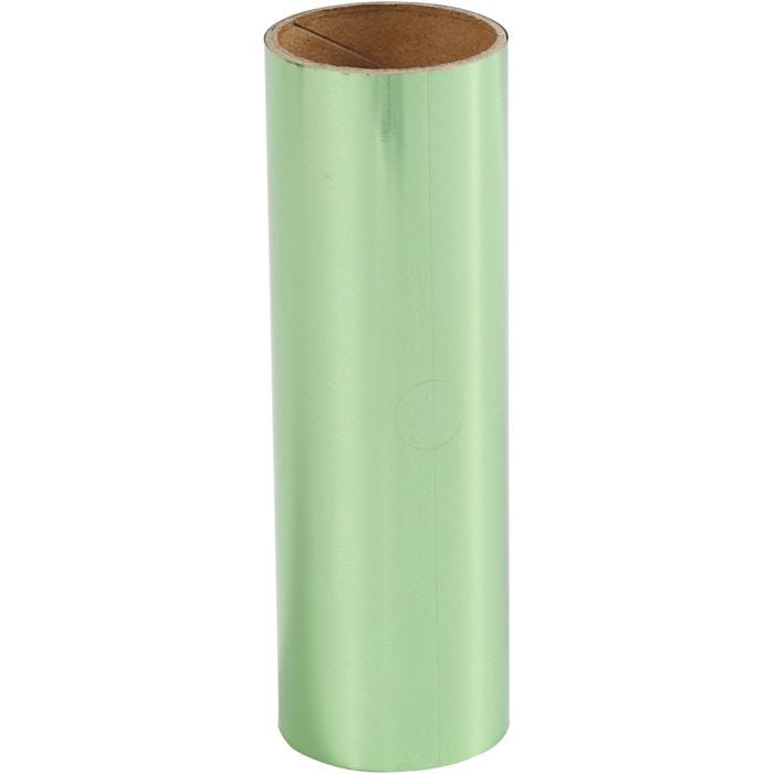 Koristefolio, Lev: 15,5 cm, paksuus 0,02 mm, vihreä, 50 cm/ 1 rll