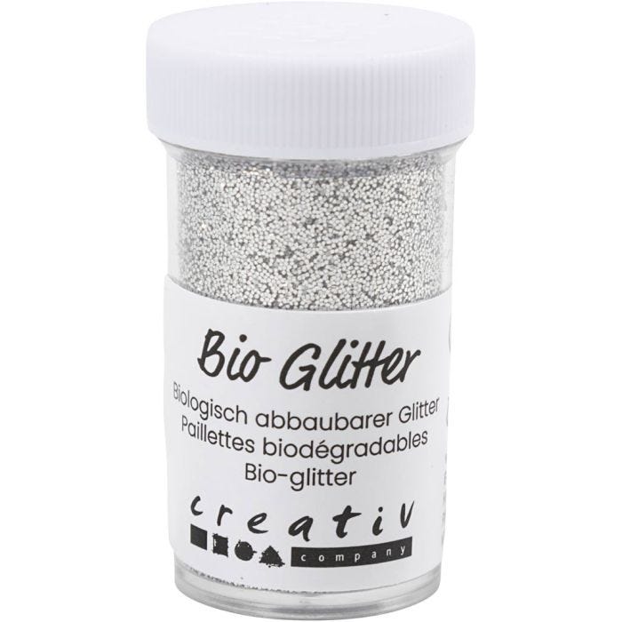 Bio kimalle, hopea, 27 ml/ 1 tb