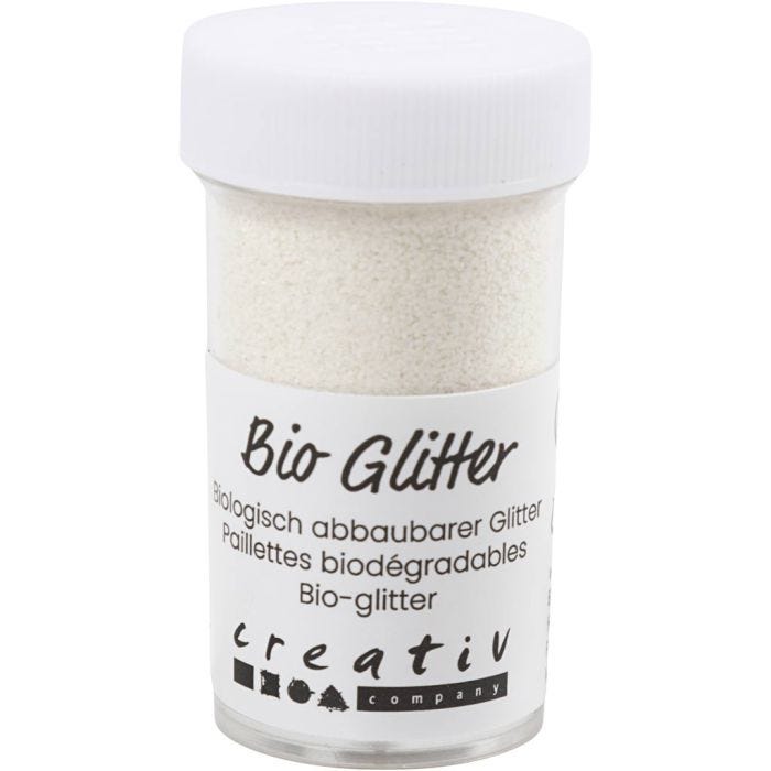 Bio kimalle, valkoinen, 27 ml/ 1 tb