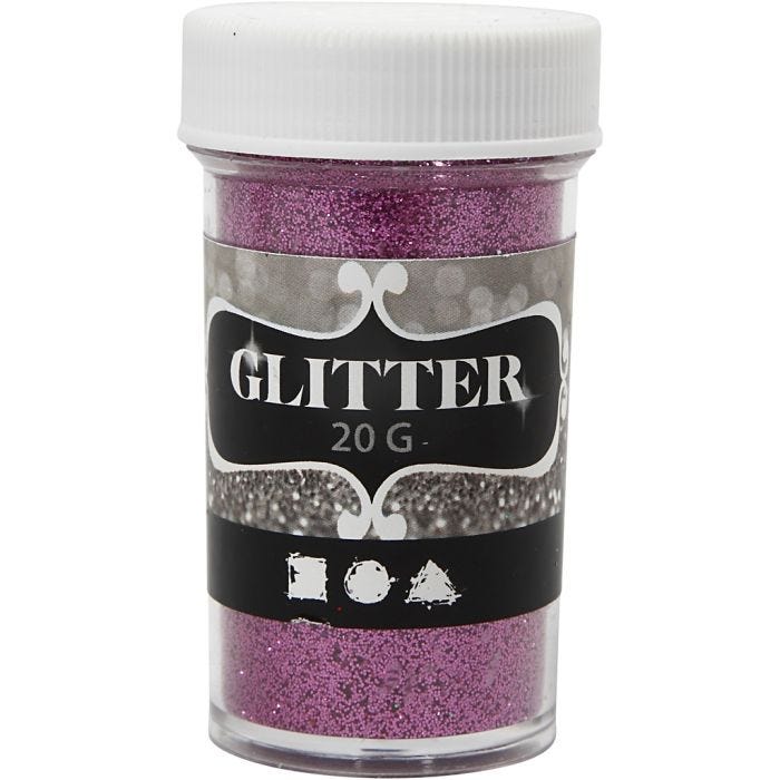 Kimalle, pinkki, 20 g/ 1 tb