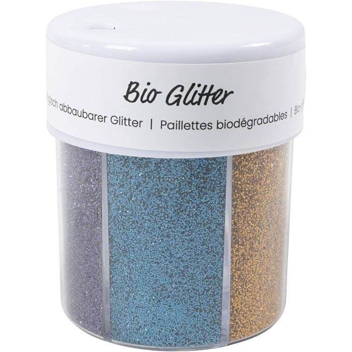 Bio kimalle, värilajitelma, 6x28 ml/ 1 tb