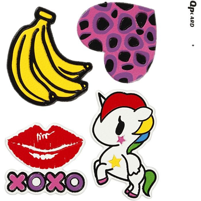 Pehmotarrat, XOXO, arkki 12,2x17,75 cm, 1 ark