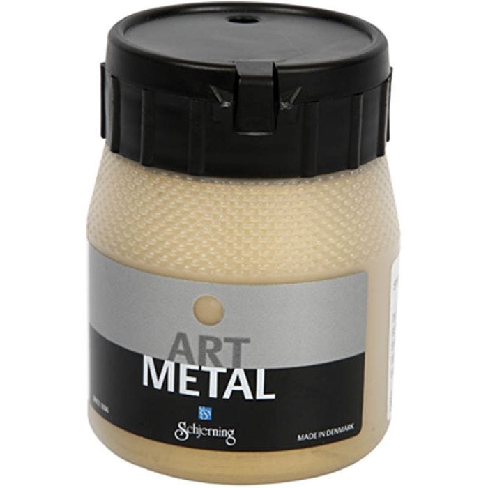 Askartelumaali Metallic, light gold(5102), 250 ml/ 1 pll