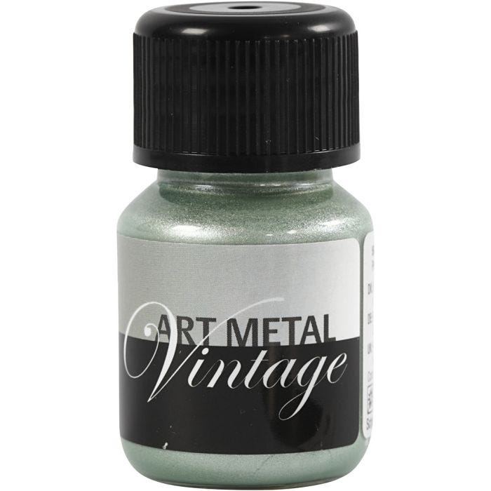 Askartelumaali Metallic, helmiäisvihreä (5097), 30 ml/ 1 pll