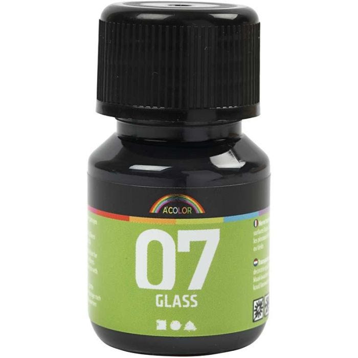 A-Color Lasimaali, musta, 30 ml/ 1 pll