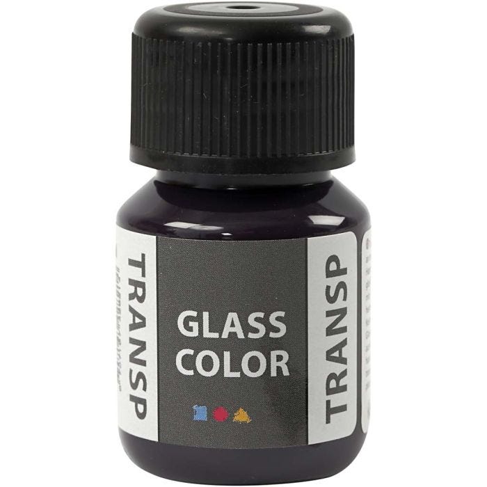 Glass Color Transparent lasimaali, violet, 30 ml/ 1 pll
